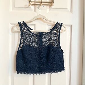Blue lace my Michelle top
